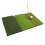 64*41CM 3-in-1 Golf Hitting Mat Multi-Function Tri-Turf Golf Practice Training for Chipping Practice Indoor/Outdoor Golf Training Tools 6