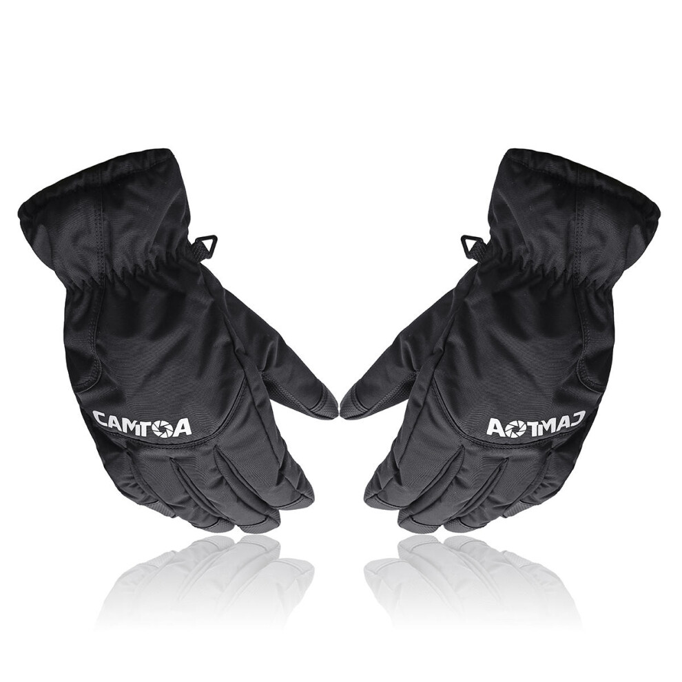 (XL) Winter Skiing Gloves 3M Thinsulate Warm Waterproof Breathable Snow Gloves for Men and Women