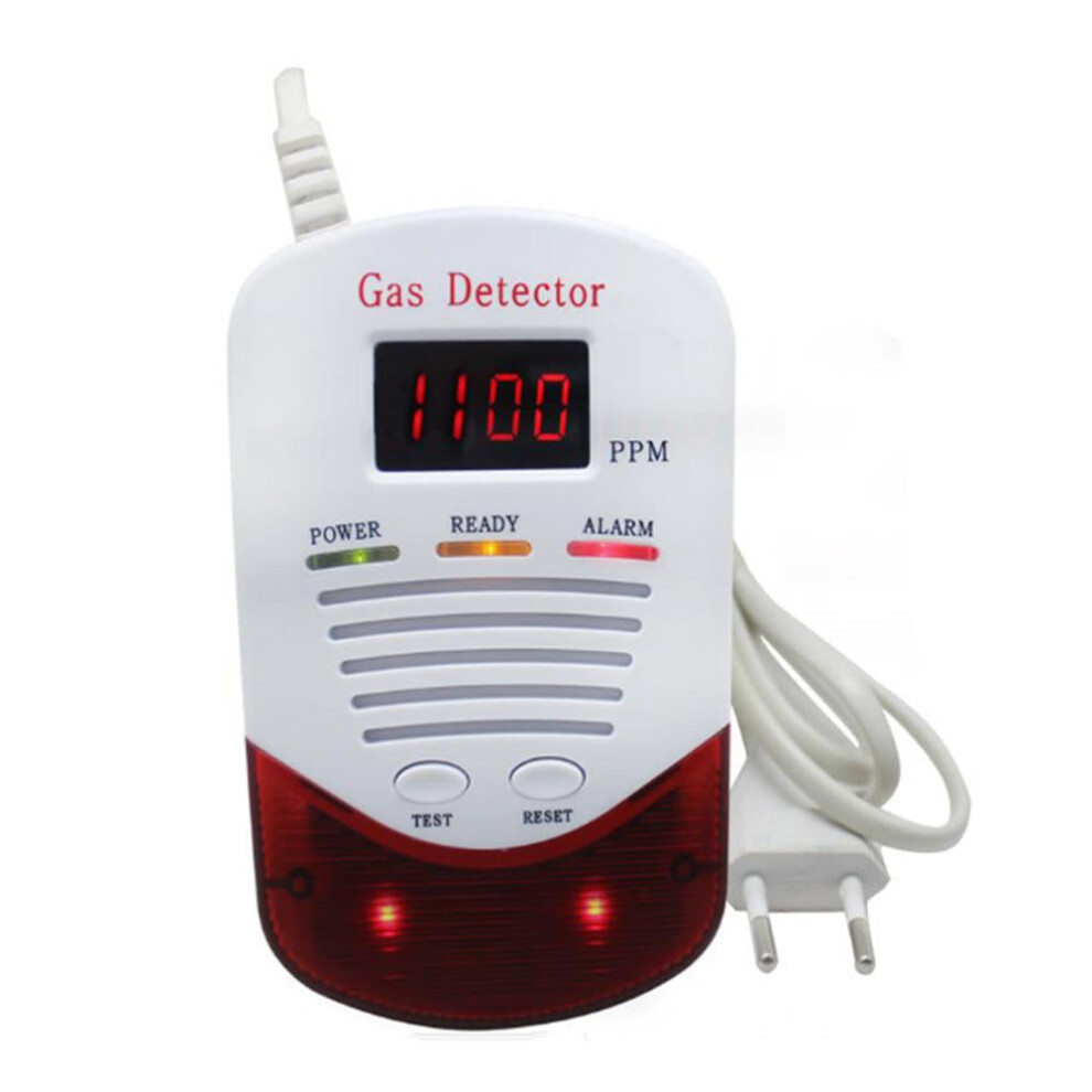 (US) Wired Gas Detector For Alarm System 433MHz 315MHz