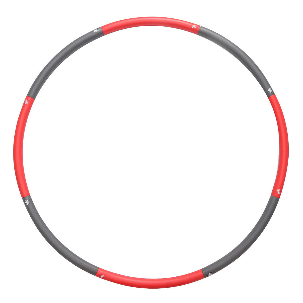 (Red) Home Fitness Exercise Hoop Slimming Hoop Fitness Exercise Gymnastics Yoga Hoop Accessories Bodybuilding Equipment