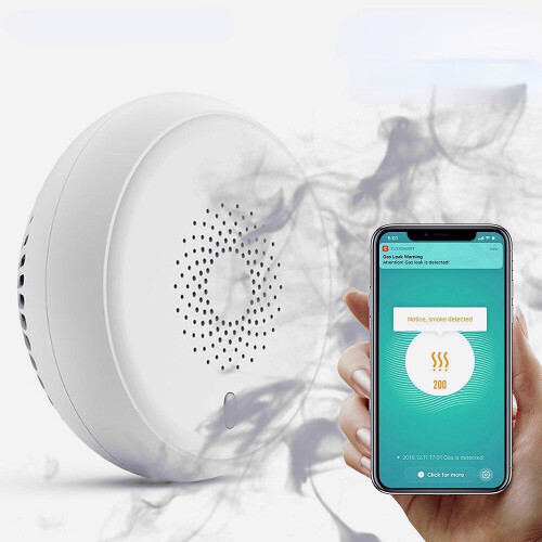 Smart Smoke Detector Antenna Wireless Smart Linked Smoke Detector 2