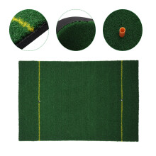 60*90cm Portable Indoor Outdoor Golf Putting Green Trainer Putter Swing Fairway Lawn Golf Training Aids Club Holder Office Home Mat