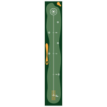 (One-way Golf Putting Mat) 50*300cm Indoor/Outdoor Golf Practice Putting Mat Golf Putting Trainer Anti-Slip Golf Putting Mat
