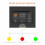 (EU Plugsmart panel) Wireless Wifi Smart Home Security Burglar Alarm System Kits Compatible with Alexa Support IOS & Android APP 4