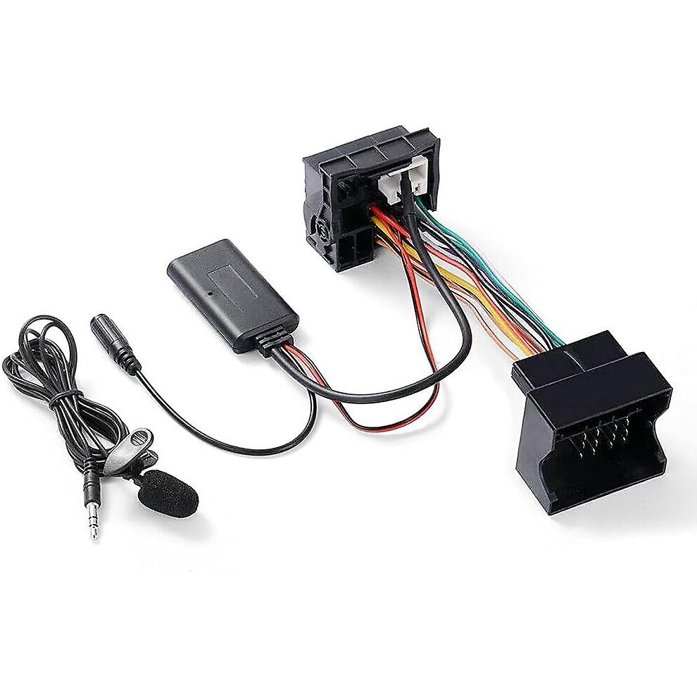 Bluetooth Aux Audio Adapter Music Cable Module With Microphone Compatible With Peugeot 207 307 407 607 807 408 508 Citroen C1 C2 C3 C4 C5 C6 C8 Ds3