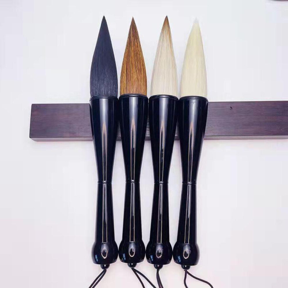 (White) Wolf & Sheep Hair Brush For Chinese Calligraphy