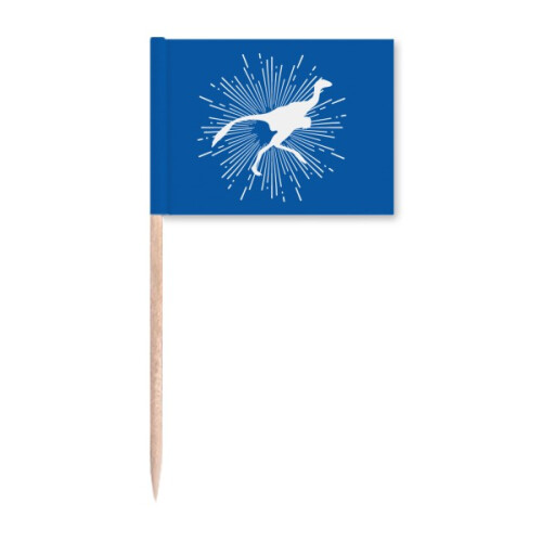 Bird Feather Speed Predator Toothpick Flags Marker Topper Party Decoration