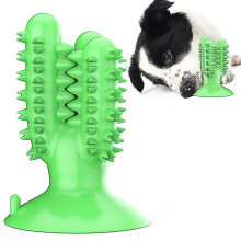 (Green) Dog Chew Sticks For Puppy Teething, Hard Dog Toys For Aggressive Chewers, Rubber Dog Chew Toys