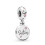 925 Silver Sterling Forever Sisters Dangle Charm 1