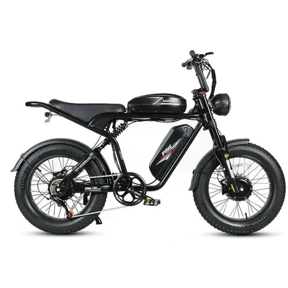 (Black) SAMEBIKE M20-III,Electric Bike Bttery 48V 36AH,2000W