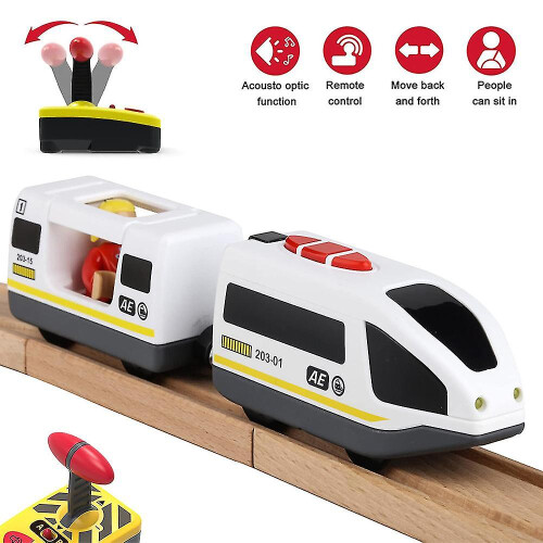 Train électrique télécommandé avec rail en bois Thomas Train Jouets Enfants Garçons Cadeaux 2