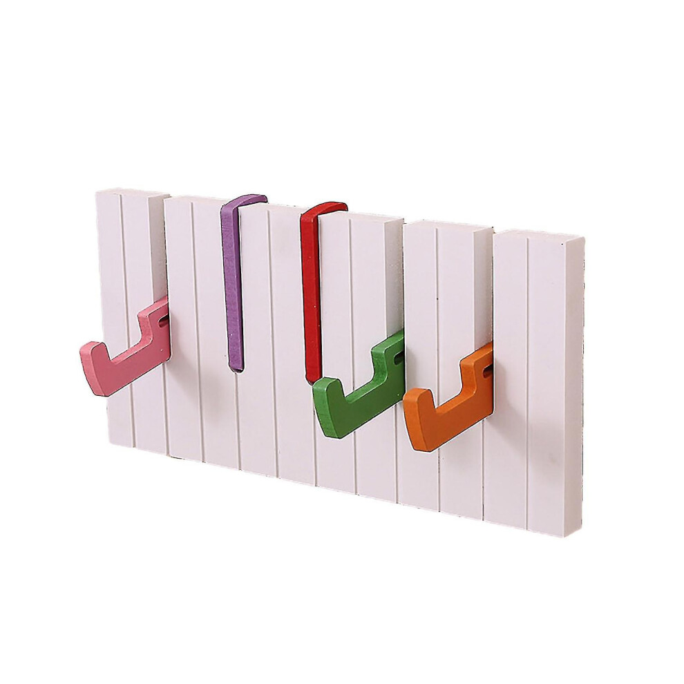 Porte-manteaux en bois pour piano Crochet adhésif pour piano sans poinçon Porte-manteaux pour vêtements Porte-manteaux adhésif pour vêtements