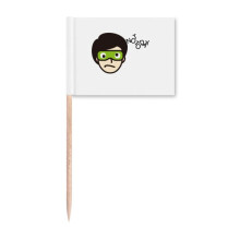 Blindfold Thing Today Eyes Refuse Toothpick Flags Marker Topper Party Decoration