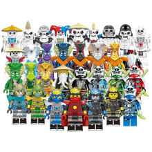 Set Of 32 Pcs Ninjago Mini Figures Kai Jay Sensei Wu Master Building Blocks Toys