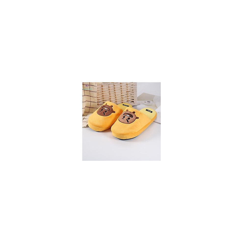 (Shooky) Kpop Bts Bt21 Women/Men Unisex Winter Warm Soft Plush Floor Home Non-Slip Sole Cute Cartoon Indoor Slippers Not,Specified