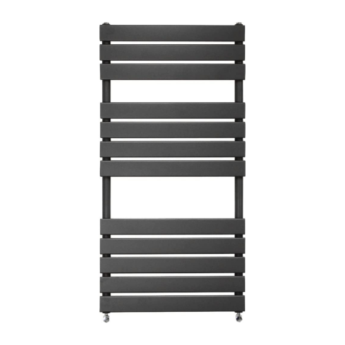 NES Home Nes Home 1200 X 600 mm Anthracite Flat Panel Towel Radiator 2