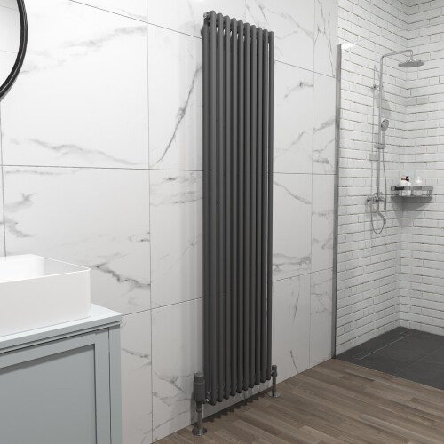 NES Home Nes Home 1800 X 470 mm Double Column  Anthracite Radiator