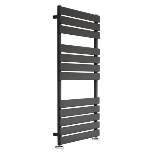 NES Home Nes Home 1200 X 600 mm Anthracite Flat Panel Towel Radiator 1