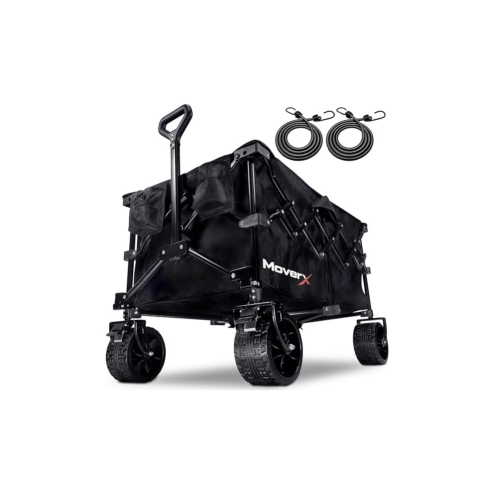 MoverX 200L Festival Trolley on Wheels, Folding Wagon, Portable Camping Cart, Collapsible Foldable Trolly f