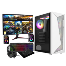 Fast Gaming i5 16GB RAM 1TB HDD&128GB SSD GT730 4GB 22" M PC Bundle +Speakers