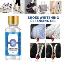 30ml White Shoes Whitening Cleaner, Shoes Cleansing Agent Shoe Stain Remover, Shoe Sneaker Cleaner