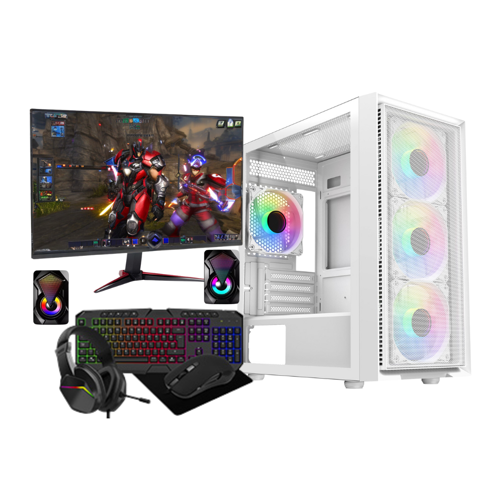22In Fast Gaming Pc Bundle Core I5 16Gb Ram 1Tb & 240Gb Ssd 4Gb Gt730 +Speakers 888965732651