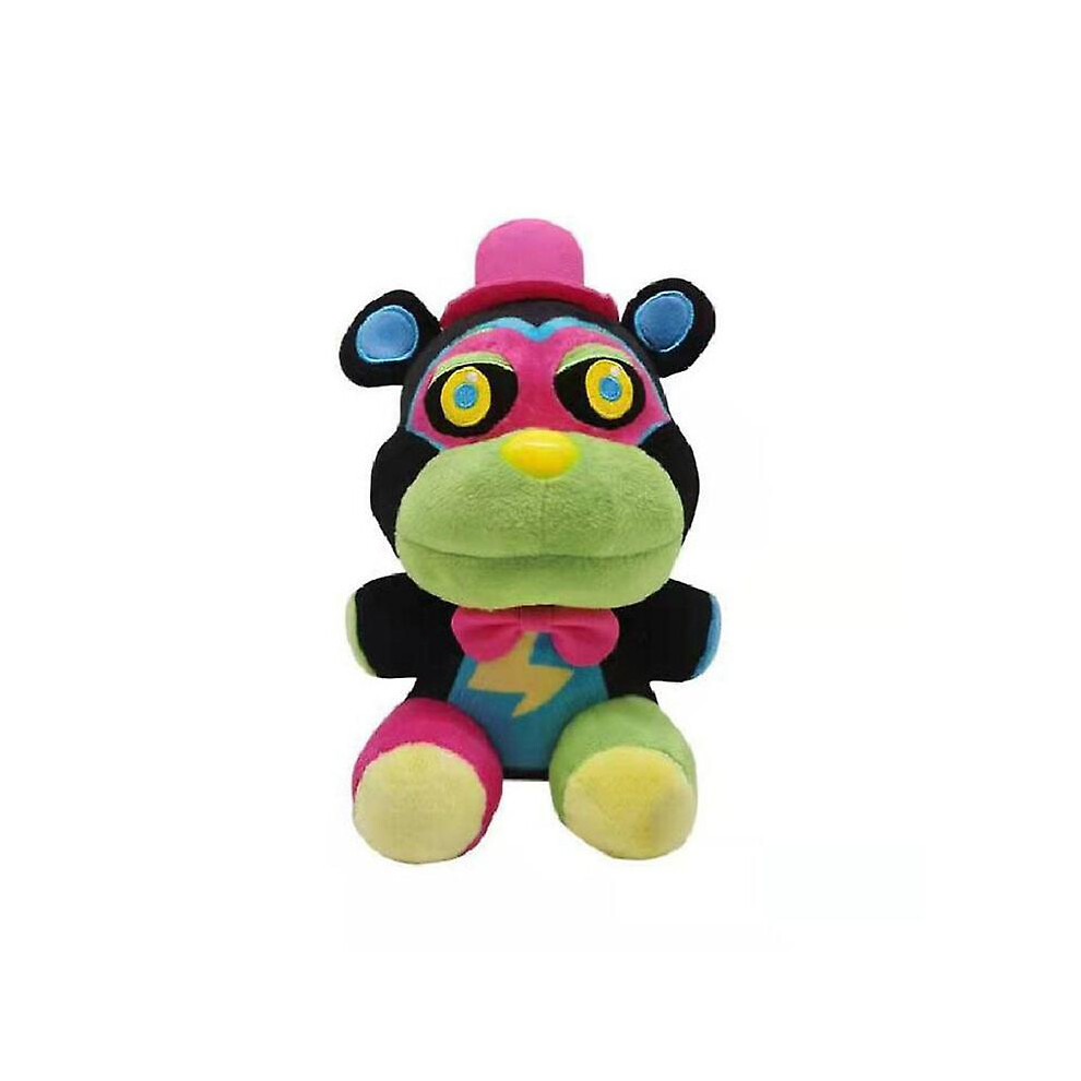 (blackened scarf bear) Five Nights Freddy's Plush: Springtrap, Bonnie, Marionette De Pelcia - Freddy Plush-fnaf Animal De Pelcia - Fnaf Nightmare Plus