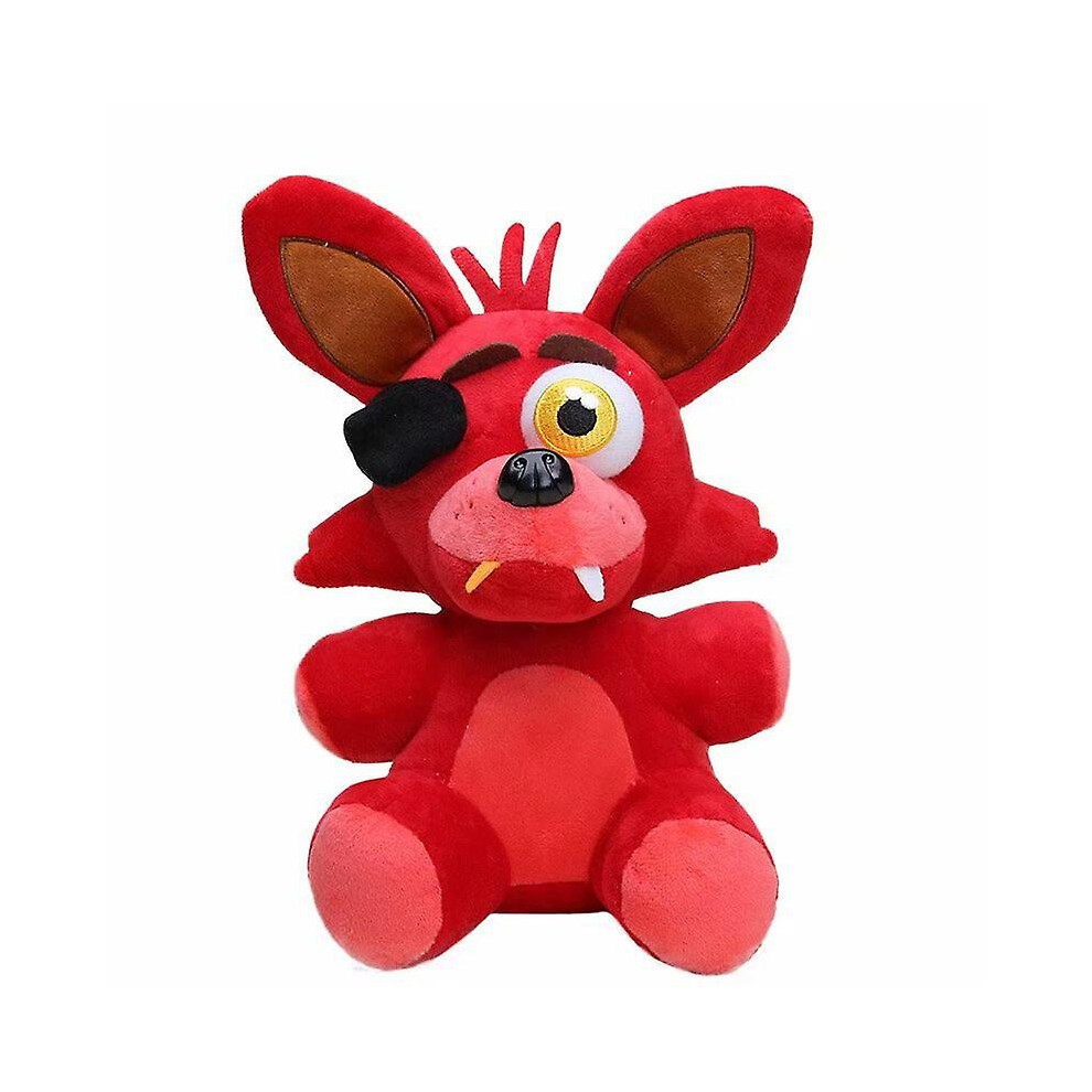 (Big Fox) Five Nights Freddy's Plush: Springtrap, Bonnie, Marionette De Pelcia - Freddy Plush-Fnaf Animal De Pelcia - Fnaf Nightmare Plush Locatio Red