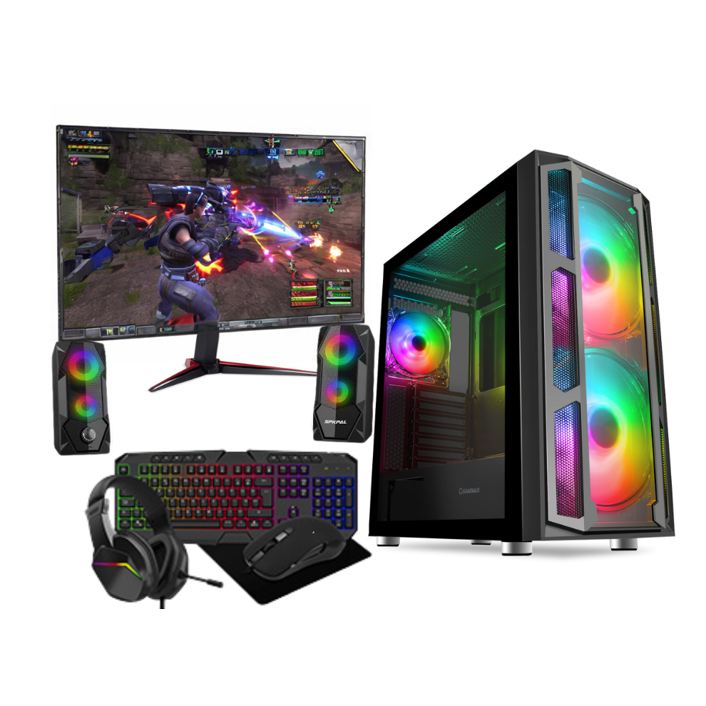 Fast Gaming Pc Bundle Core I5 16Gb Ram 1Tb & 240Gb Ssd 4Gb Gt730 +Speakers 887899658532