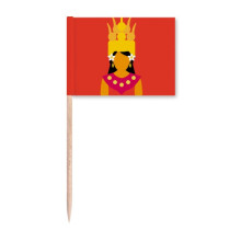 Cambodian Holiday Travel Headdress Toothpick Flags Marker Topper Party Decoration