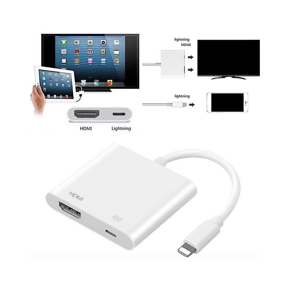 Lightning Digital Av Adapter 8pin Lightning To Hdmi Cable For Iphone 8 7 X Ipad
