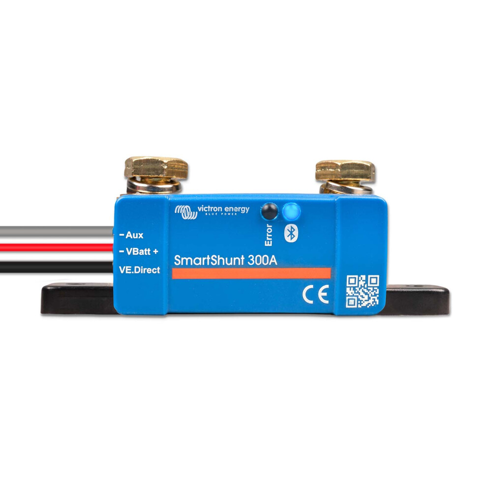 (Smartshunt 300A/50Mv Ip65) Victron Energy Smartshunt 300A Smartphone Battery Monitor Voltage Current Meter Bluetooth To Smart Phone Using Victron Con 8719076065791