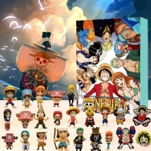 One Piece Luffy 24-Day Advent Calendar PVC Blind Box - Christmas Countdown Gift & Decor