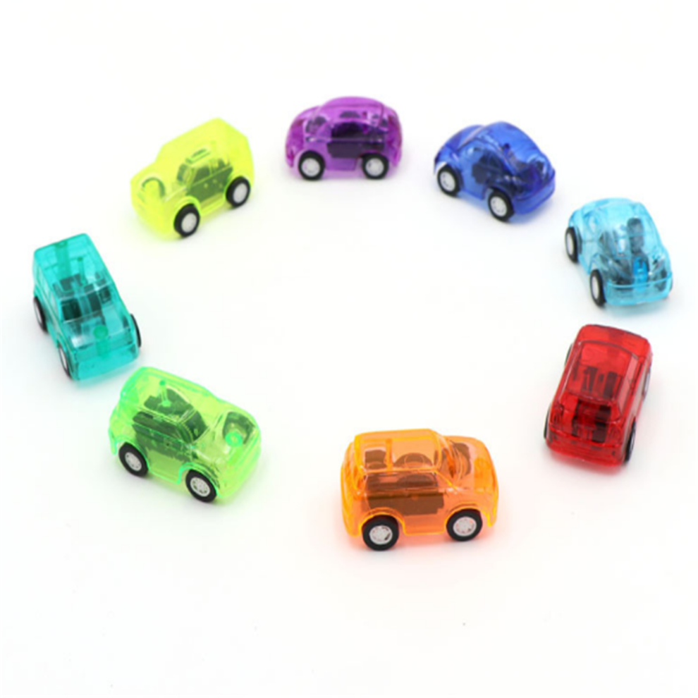 Transparent Mini Pull Back Car Plastic Toys Children's Toys