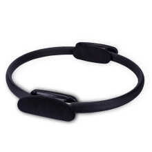 (Black) Yoga Loop Faddish Fitness Stretch Body Soothing Curves Glass Fibre