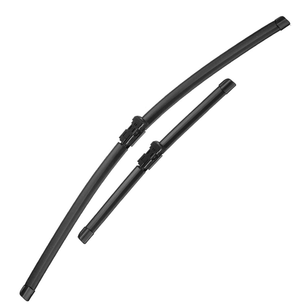 Front Windscreen Window Wiper Blades Set For Ford Fiesta Mk7 Mk8 2008-2017 Black 4250937559096