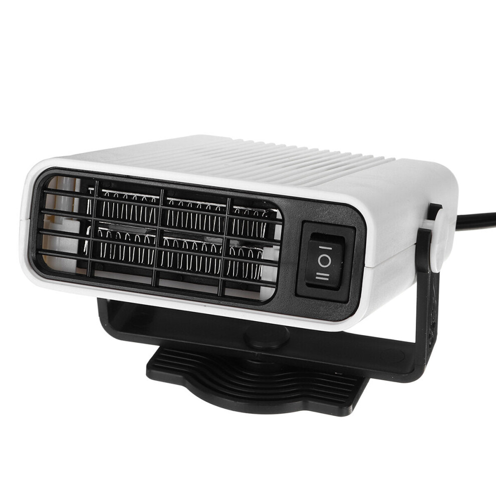 (, 12V) 12V/24V 360 Electric Car Heater Dc Heating Fan Defroster Demister Vehicle Fan White 9499278685735