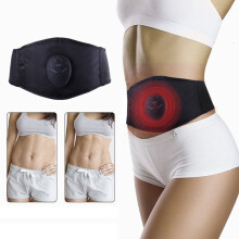(USB Charging Type) 6-Modes Rechargeable EMS Abdominal Muscle Toner Waist Belt Fitness Abs Stimulator Electronic Body Shaping Belt