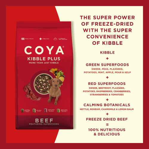 Coya Kibble Plus - Beef 1.5kg 1