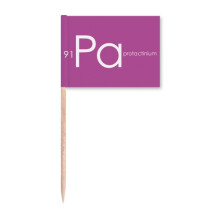 Chestry Elements Period Table Actinide Protactinium Pa Toothpick Flags Marker Topper Party Decoration