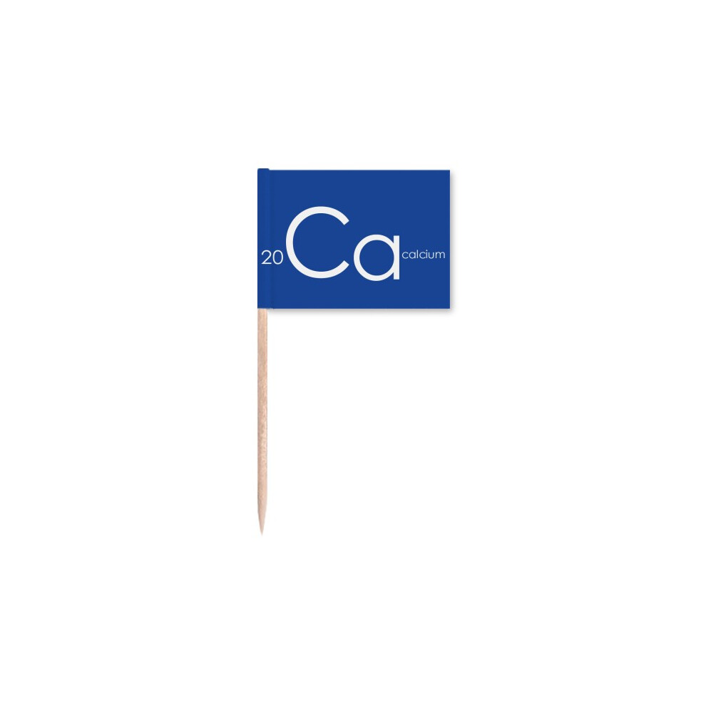 Chestry Elements Period Table Alkaline Earth Metal Calcium Ca Toothpick Flags Marker Topper Party Decoration-image-OPC-PFKC9ZZ-NEW