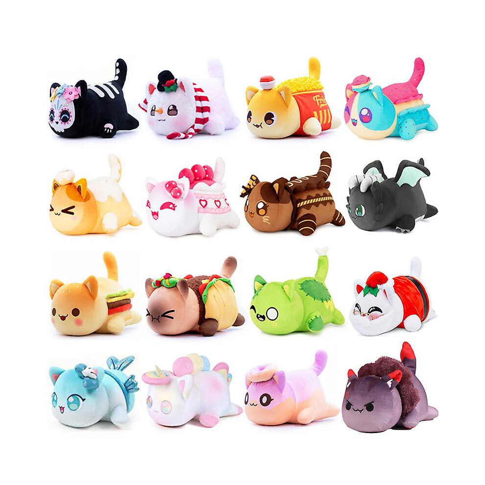 (Style 22) Christmas Cat Stuffed Animal Toy Angel Cat Plush Doll Children's Christmas Gift Pillow 1pc-image-OPC-PFKCB8C-NEW