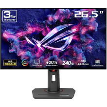 ASUS ROG Strix OLED XG27AQDMG gaming monitor 27-inch 1440p glossy WOLED, 240Hz, 0.03ms, custom heatsink, OLED Anti-flicker, OLED Care