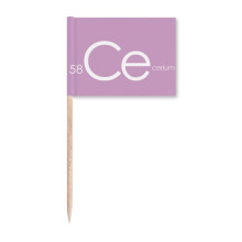 Chestry Elements Period Table Lanthanide Cerium Ce Toothpick Flags Marker Topper Party Decoration