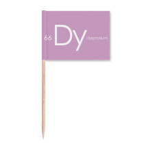 Chestry Elements Period Table Lanthanide Dysprosium Dy Toothpick Flags Marker Topper Party Decoration