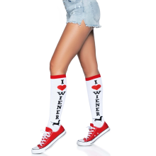 Wiener Dog knee highs.