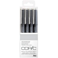 MULTILINER GRAU 4-TEILIGES SET