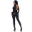Sheer Rhinestone Catsuit. 2