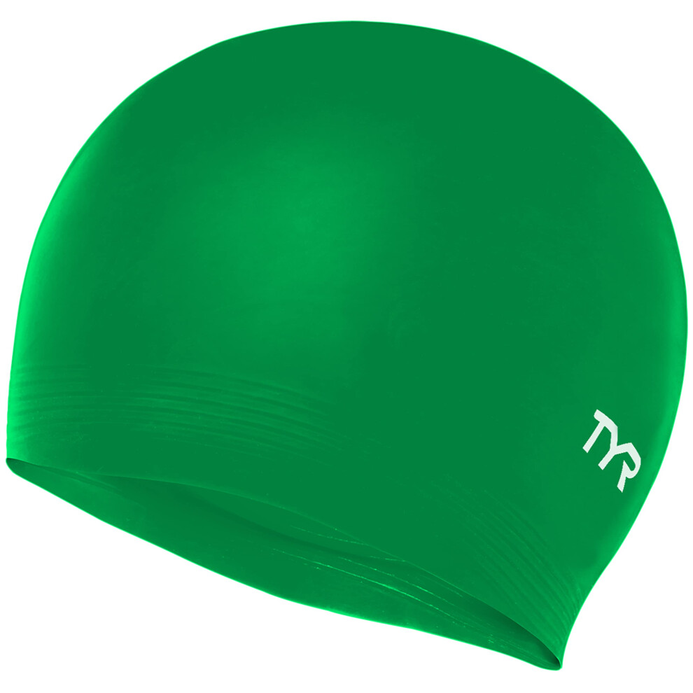 TYR Latex Swim Cap  Green