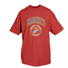 Marines T-Shirt Rot-S